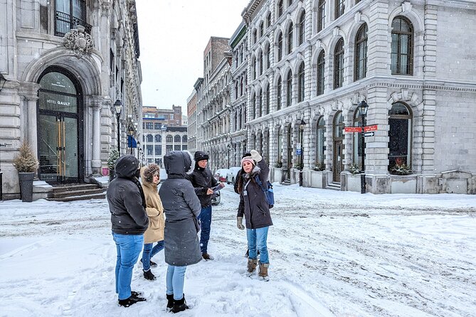 Winter Express: Old Montreal Highlights Walking Tour - Indoor pauses when winter bites