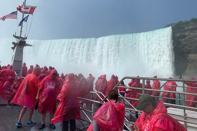 World Famous Boat Cruise with Historical Walking Tour and more - Niagara City Cruises and the full spray effect