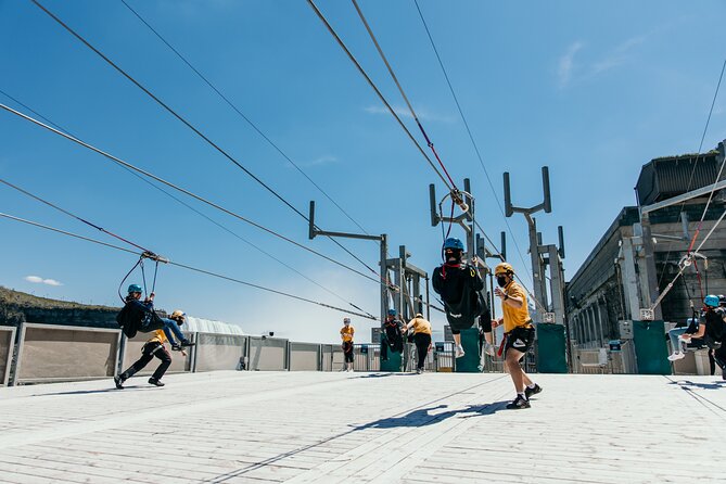 Zipline To The Falls in Niagara Falls, Canada - The open-air shuttle back uphill