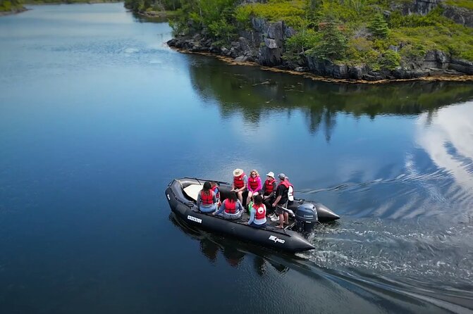 Zodiac Coastal Tour with Naturalist Guide: Lunenburg - Getting comfortable on the Zodiac